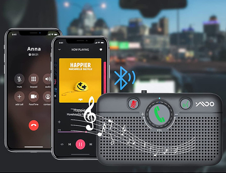 Hands-free sada do auta BT5.0 CVC 40h YMOO MK02