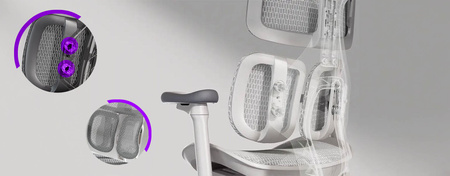 Kancelárske otočné kreslo Springle 22 Grey