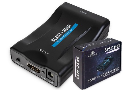 Spacetronik SPSC-H02 SCART to HDMI converter