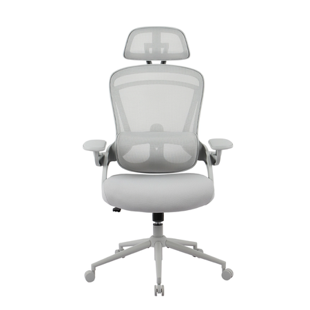 Zestaw podwójne biurko elektryczne Spacetronik z krzesłami Doris 11