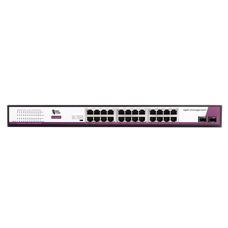 SWITCH 24x port + 2x SFP 1Gbps port SP-SG1024S2