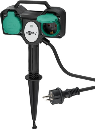 Gniazda sieciowe ZEWNĘTRZNE Goobay AC 230V pilot