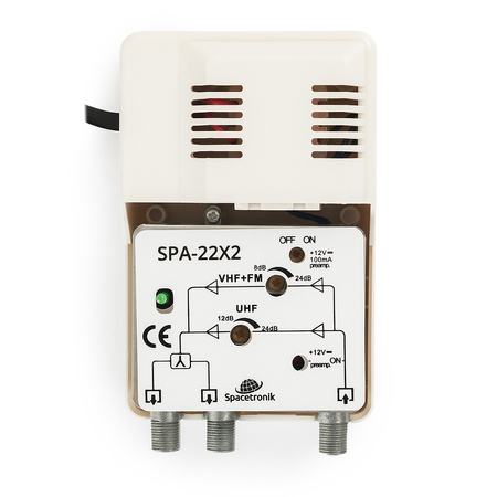 lineárny zosilňovač DVB-T Spacetronik SPA-20L UHF