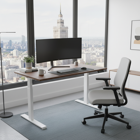 Spacetronik SPE-253W electric desk stand
