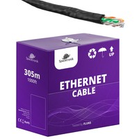 krútená dvojlinka CAT6 U/UTP AWG24 CU PVC+PE OD 6,3 Fca 305m