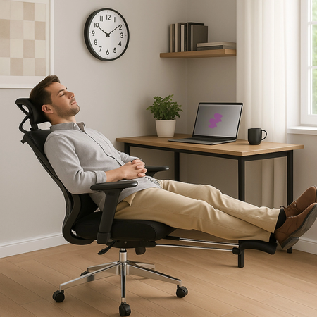 Zestaw regulowany fotel SPC-GILDA + biurko narożne elektryczne SPE-L124 180×120×60