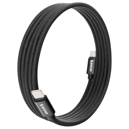 Kabel magnetyczny USB-C Spacetronik 1,8m czarny
