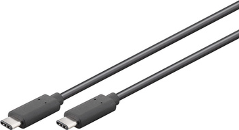 USB-C 3.2 Gen1 5 Gbit/s cable Black 15m Goobay