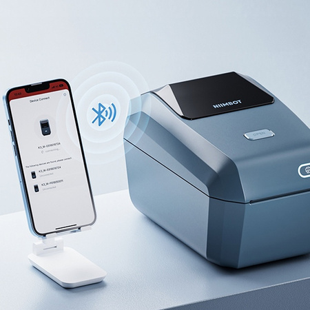 Niimbot D110 blue label printer