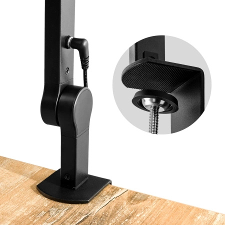 Stolní lampa LED na kreslení bez stínů Glow D1