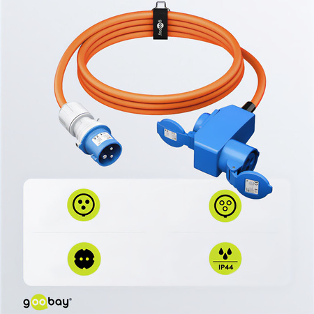 Zástrčka nabíjacieho adaptéra pre elektrické vozidlá AC 23kW 230V 10A LAPP