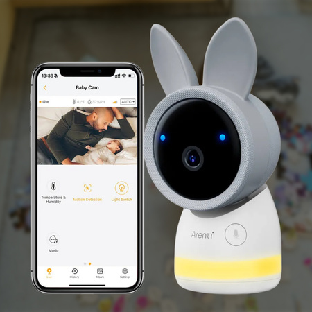 Niania elektroniczna Wi-Fi 2K Arenti AInanny