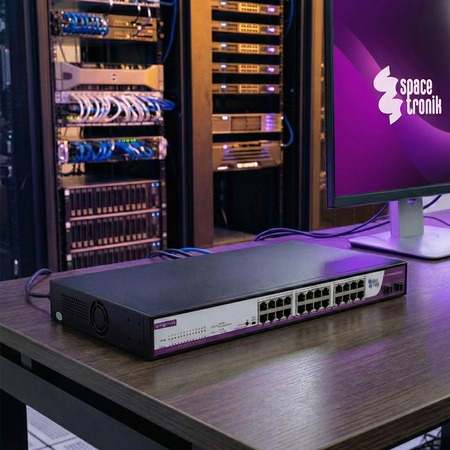 SWITCH 24 portów RJ45 2.5G port SFP 10G SP-SGT124S