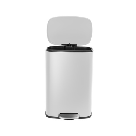 Funky Trash Can White Black Spacetronik Pojedynczy