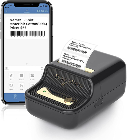 Niimbot B21 label printer black