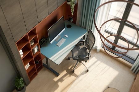 Blat MDF malowany proszkowo 120x60x2.5 Arctic Bree