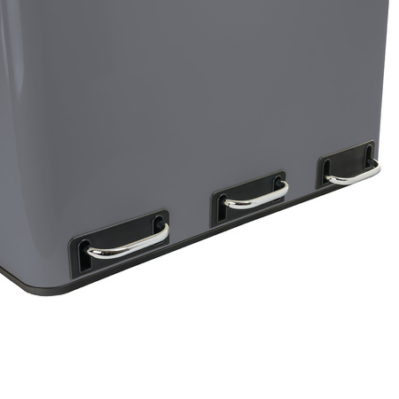 Funky Trash Can Gray Black Spacetronik Potrójny