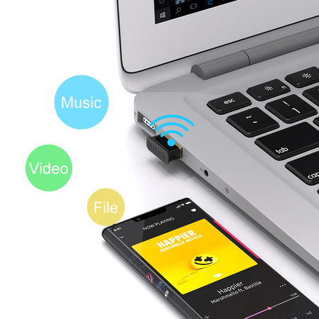 BT502 Bluetooth-Adapter 5.0 USB 1Mii EDR Windows