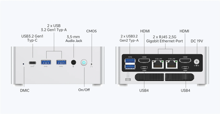 Minisfórum PC Intel i5 13500H 16GB DDR5 M.2 512GB