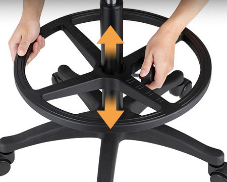 Aktivní ergonomické houpací křeslo s opěrkou nohou Zippy 02