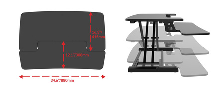 Podstawka regulowana Spacetronik SPR-127MW