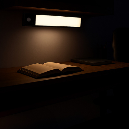 Bezprzewodowa lampa LED Czujnik ruchu 40cm Czarna