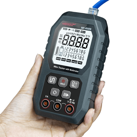 Tester síťových kabelů s multimetrem NF-8509