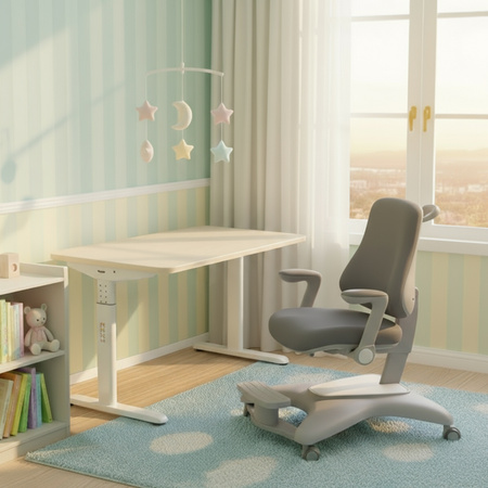 Fotel ergonomiczny dziecięcy Spacetronik SPC-XD13 Szare