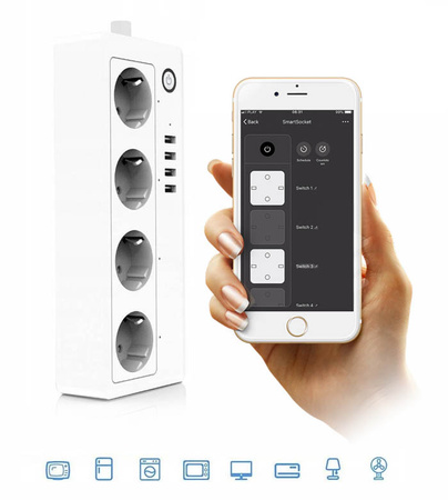 Spacetronik Smart Life Steckdosenleiste SL-PS26B