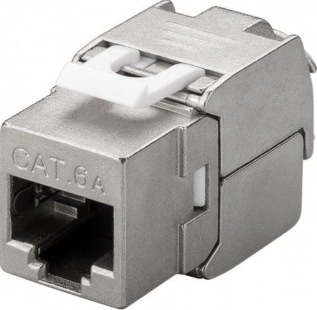 Keystone konektor RJ45 CAT 6A S/FTP tienený