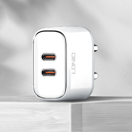 Nabíječka s kabelem Apple MFI licence 35W 2x USB-C