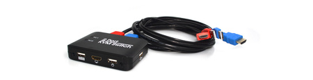 USB + HDMI 2/1 Spacetronik KVM prepínač SPH-KVM21