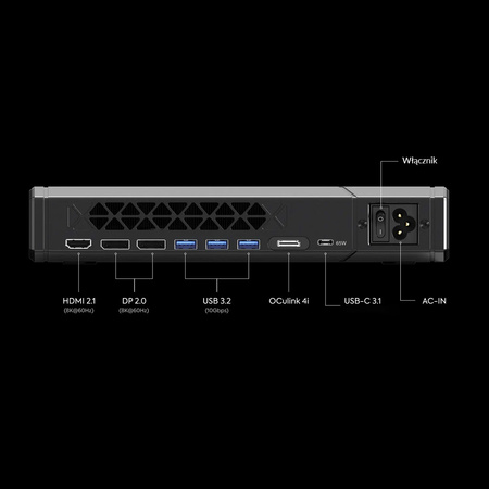 Dokovací stanice Minisforum MGA1 s grafickou kartou