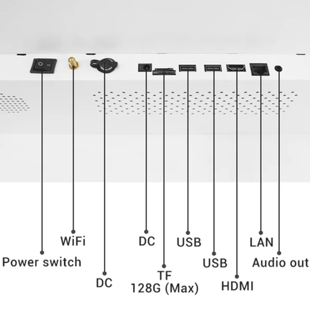 Cyfrowe menu Sylvox 23,8" 700 nitów – nowoczesny ekran do restauracji