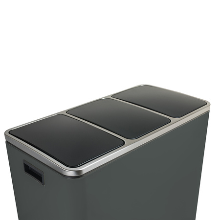 Funky Trash Can Gray Black Spacetronik Potrójny
