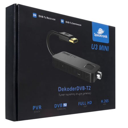 Spacetronik U3 MINI H.265 DVB-T2 HDMI tuner