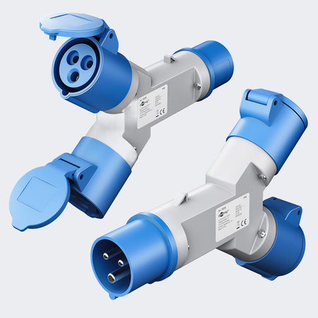 Zástrčka nabíjacieho adaptéra pre elektrické vozidlá AC 23kW 230V 10A LAPP