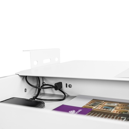 Under-Desk Storage Drawer Shelf USB Large Black