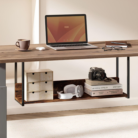 Spacetronik Hugel White under-desk shelf