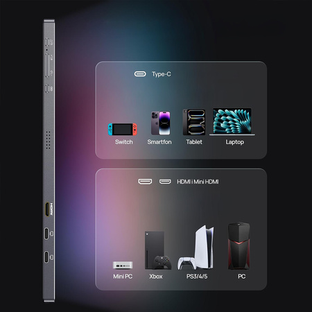Monitor gamingowy ARZOPA Z3FC 16.1" 2.5K QHD