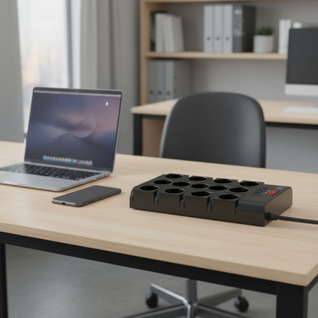 Listwa zasilająca 13xAC 4xUSB 2xUSB-C