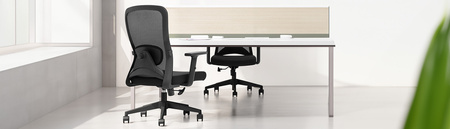 Otočné kancelárske kreslo ABEL 20 Black