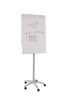 Stand on wheels with height adjustment and whiteboard