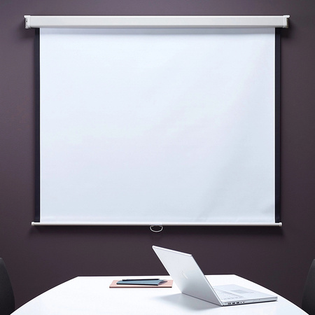 Ekran projekcyjny zwijany ręcznie 120" 16:9 biały