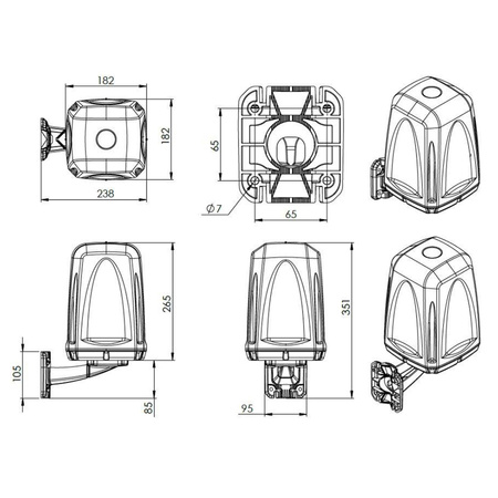 EPoynt outdoor enclosure EPNT-4 for 2MIMO router