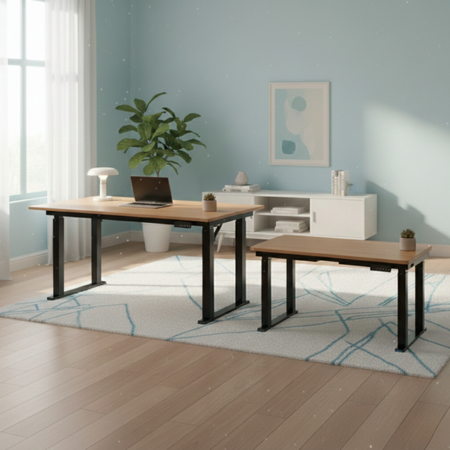 Stelaż biurka elektrycznego SPE426B 71–118 cm czarny