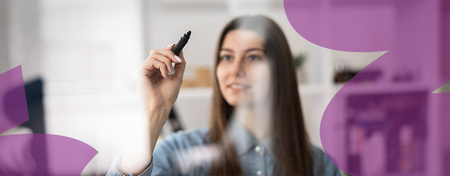 Magnetická sklenená nástenná tabuľa SPB204 60x90