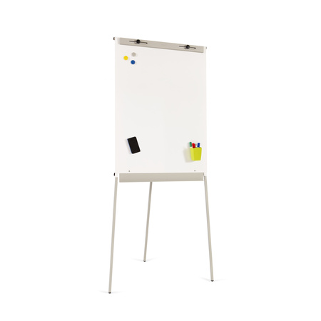 Höhenverstellbarer Ständer und Whiteboard 96x70