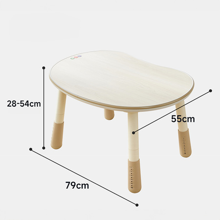 Zestaw mebli dziecięcych Spacetronik – stolik SPEX201 i sofa SPC-XD-24 waniliowy