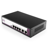 6portový POE 65W SWITCH SP-SF1006P s rychlostí 100 Mb/s